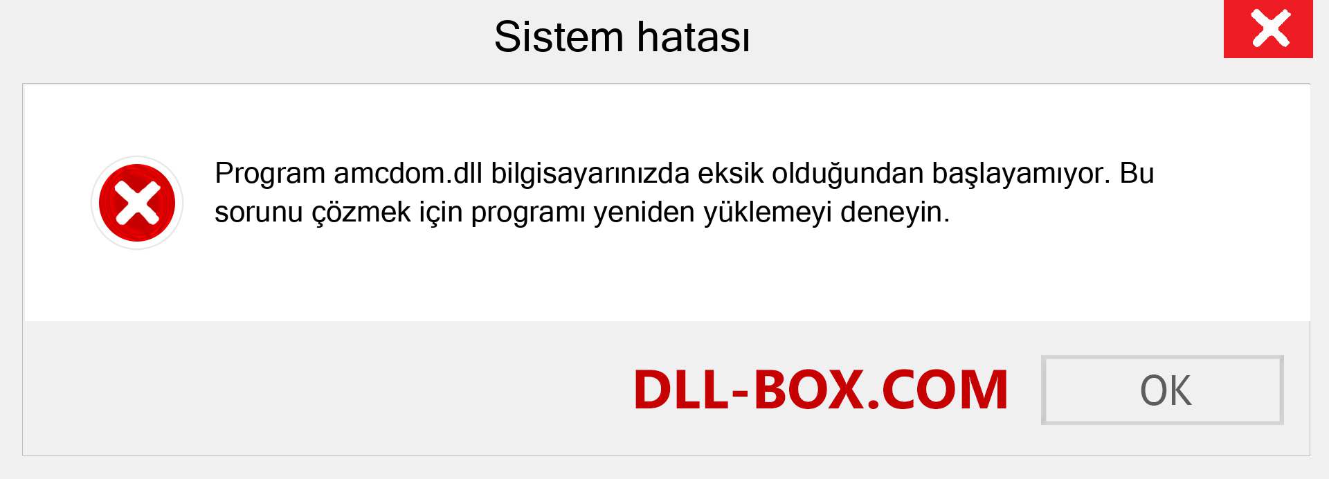 amcdom.dll dosyası eksik mi? Windows 7, 8, 10 için İndirin - Windows'ta amcdom dll Eksik Hatasını Düzeltin, fotoğraflar, resimler